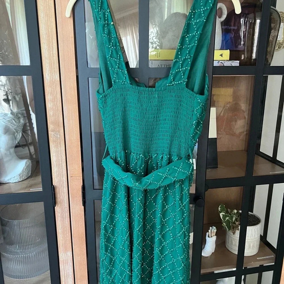 Show Me Your Mumu emerald mini sequin dress belt cocktail eras sparkly twilight - Picture 6 of 9